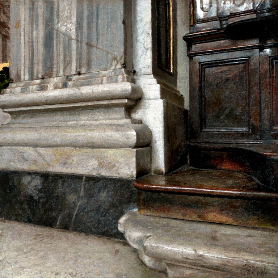 Column Base, painting by Jan Maris