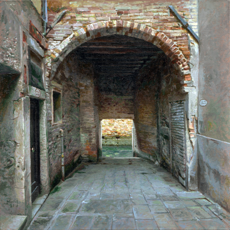 Gate, painting by Jan Maris