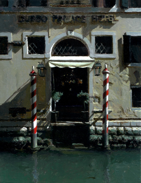 Hotel, painting by Jan Maris