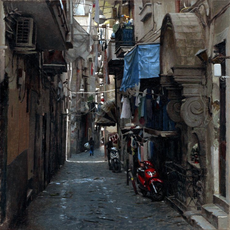Naples, painting by Jan Maris