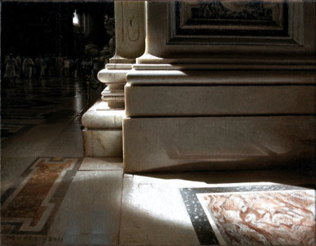 St. Peter's Basilica, painting by Jan Maris